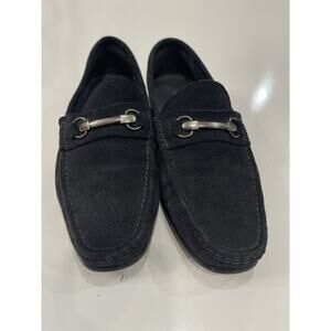 Blue Saks Fifth Avenue Loafers Men's 9.5 M Blue Leather